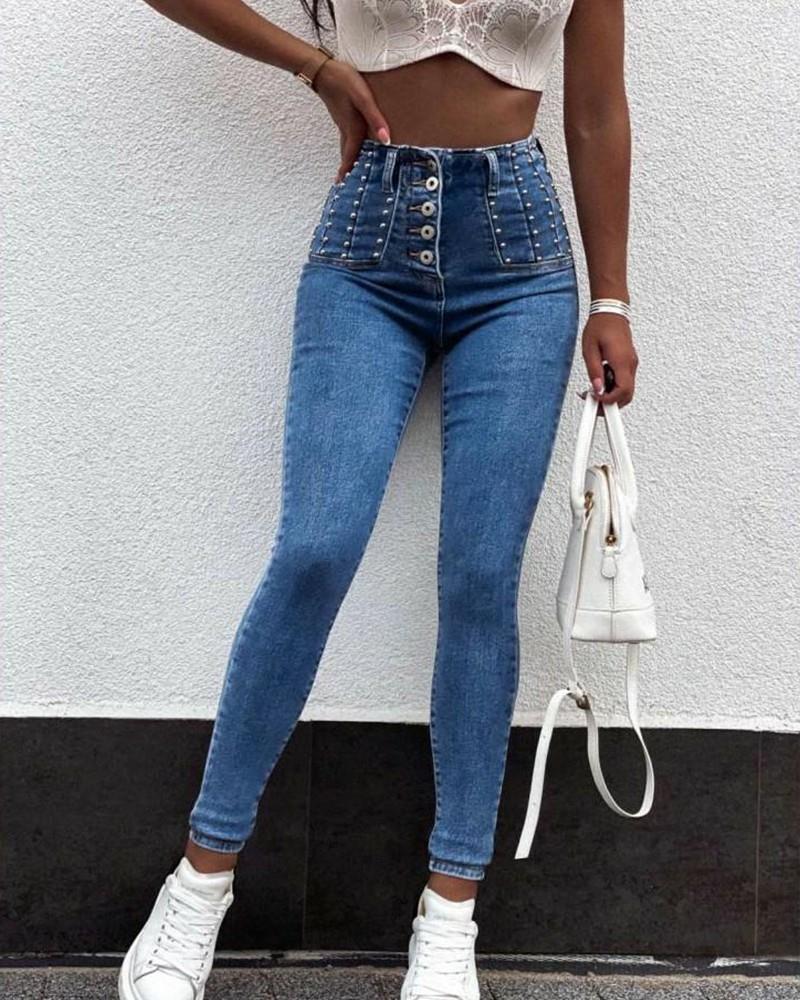 High Waist Skinny Jean