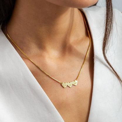 Personalized Heart Charm Necklace
